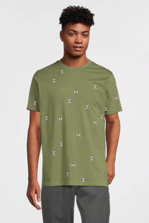 regular fit T-shirt van biologisch katoen four leaf clover
