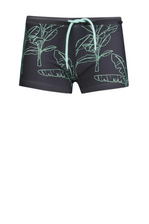 zwemboxer Jacco donkergrijs/groen