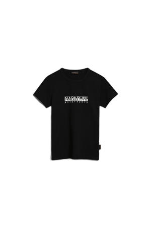T-shirt K S-BOX SS 1 met logo zwart