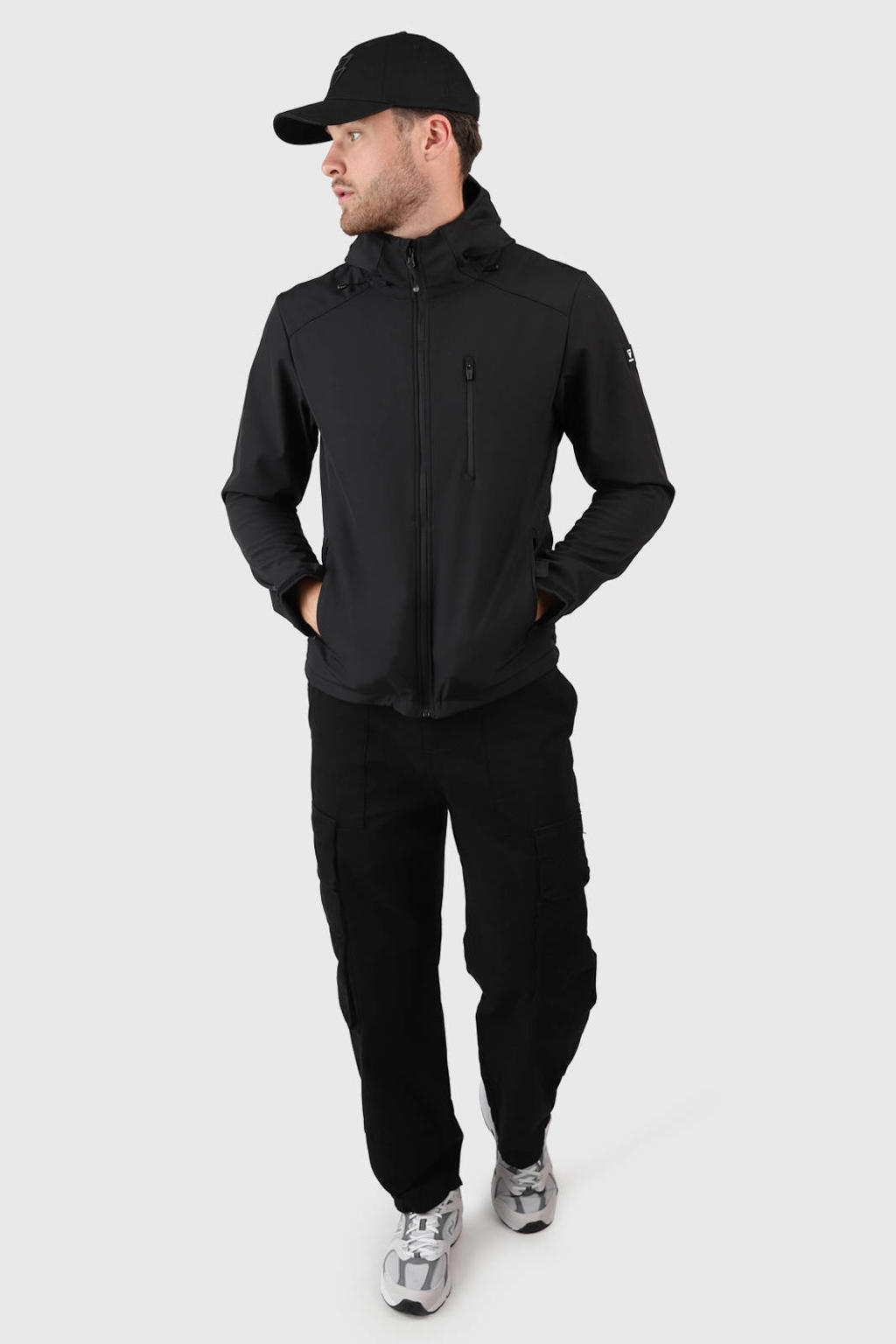 Brunotti softshell jas Mib zwart