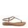 Lazamani leren sandalen rosé