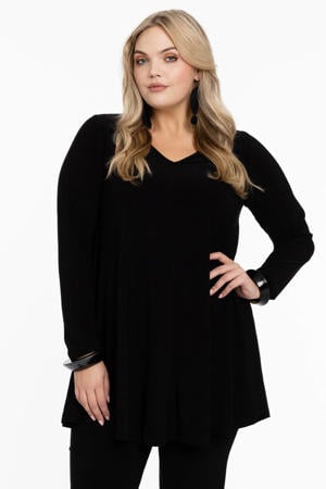 tuniek DOLCE van travelstof zwart