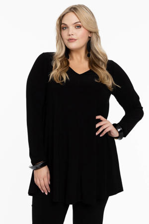 tuniek DOLCE van travelstof zwart