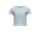 KIDS ONLY GIRL ribgebreid T-shirt KOGNELLA lichtblauw
