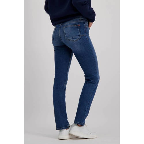Cars slim fit jeans Joyce donkerblauw afbeelding