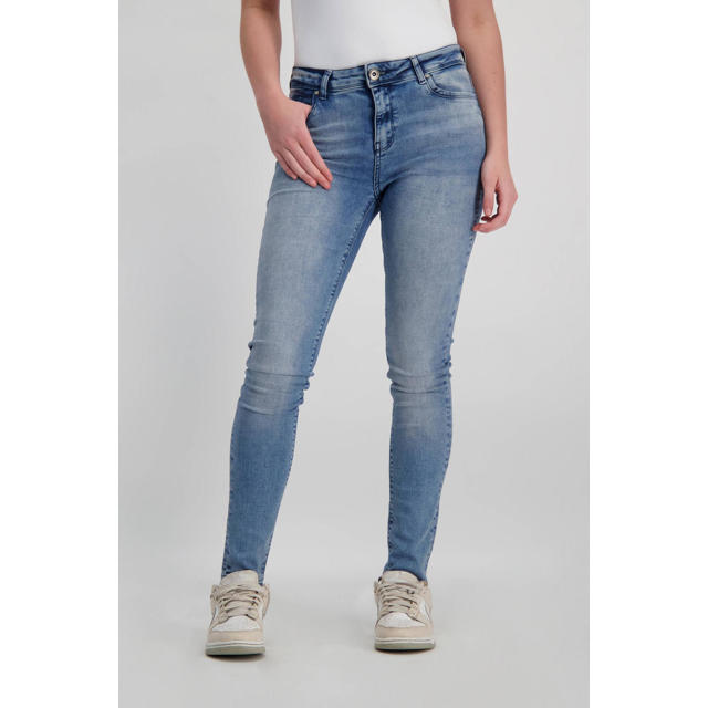 high jeans Nancy lichtblauw | wehkamp