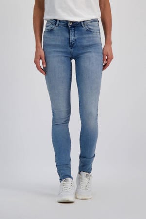 high waist skinny jeans Nancy lichtblauw