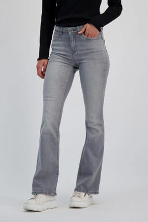 flared jeans Michelle grijs