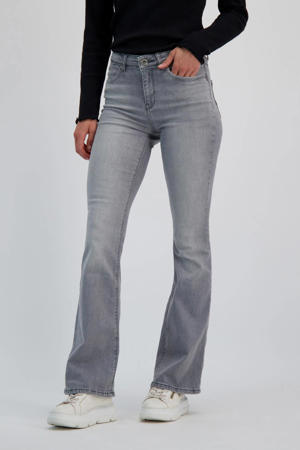 flared jeans Michelle grijs
