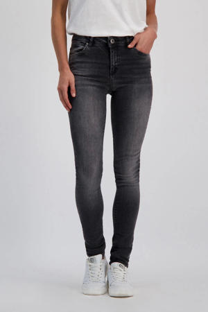 high waist skinny jeans Nancy zwart