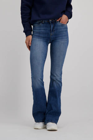 flared jeans Michelle donkerblauw