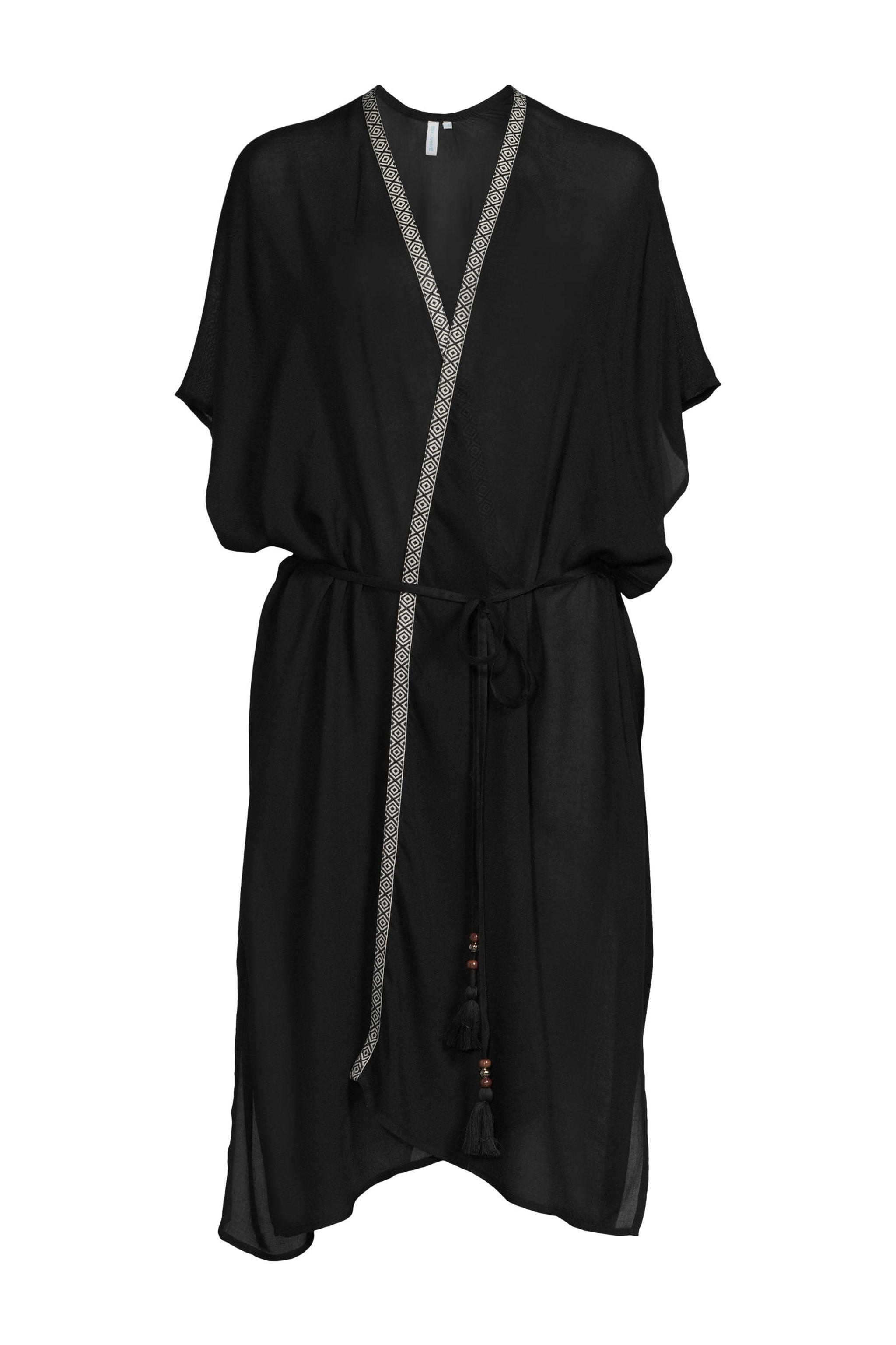 BEACHWAVE kaftan zwart kopen? in huis wehkamp