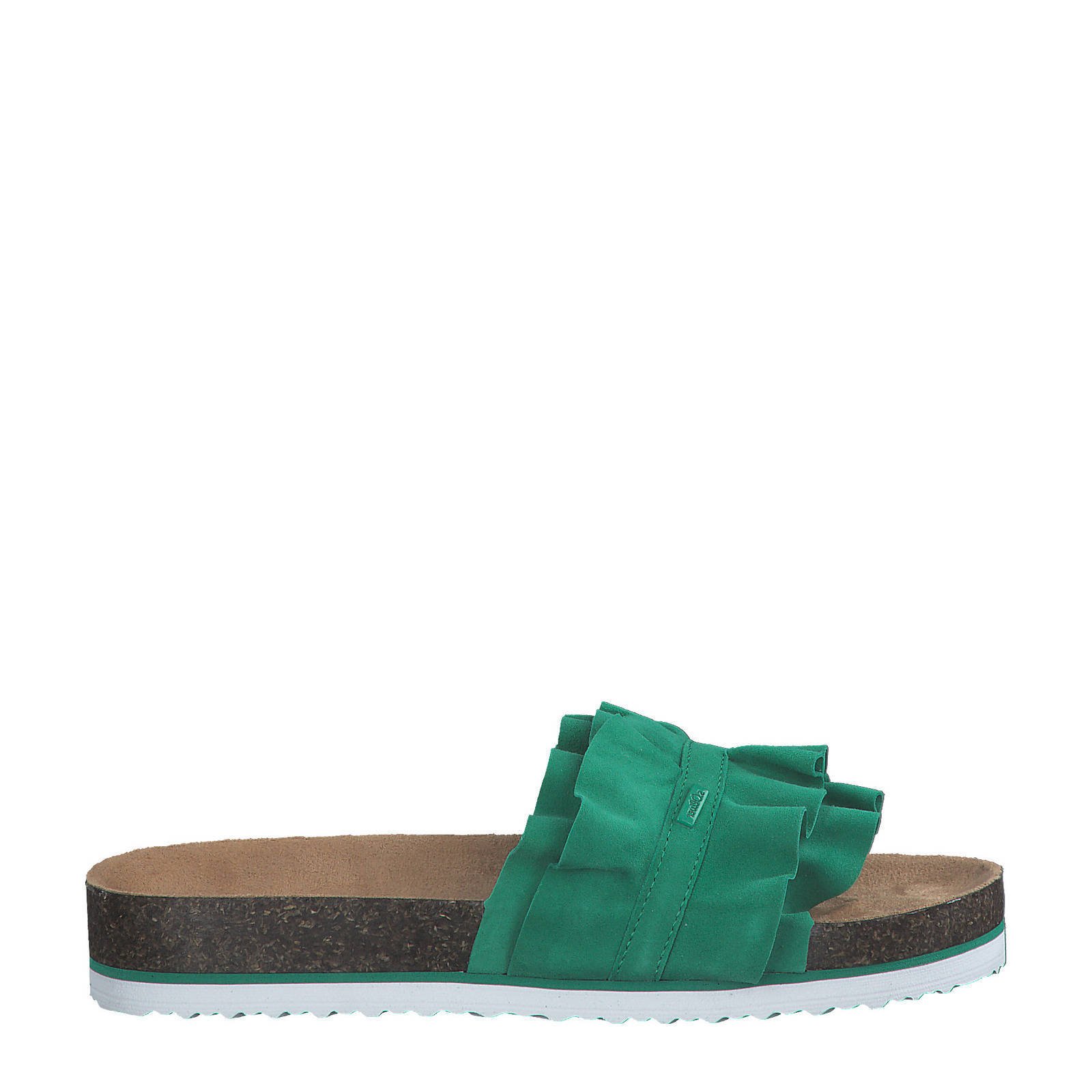 Badslippers groen outlet