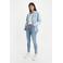 Levi's 721 high waist skinny jeans light blue denim