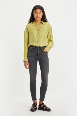 721™ High Rise Skinny Jeans zwart