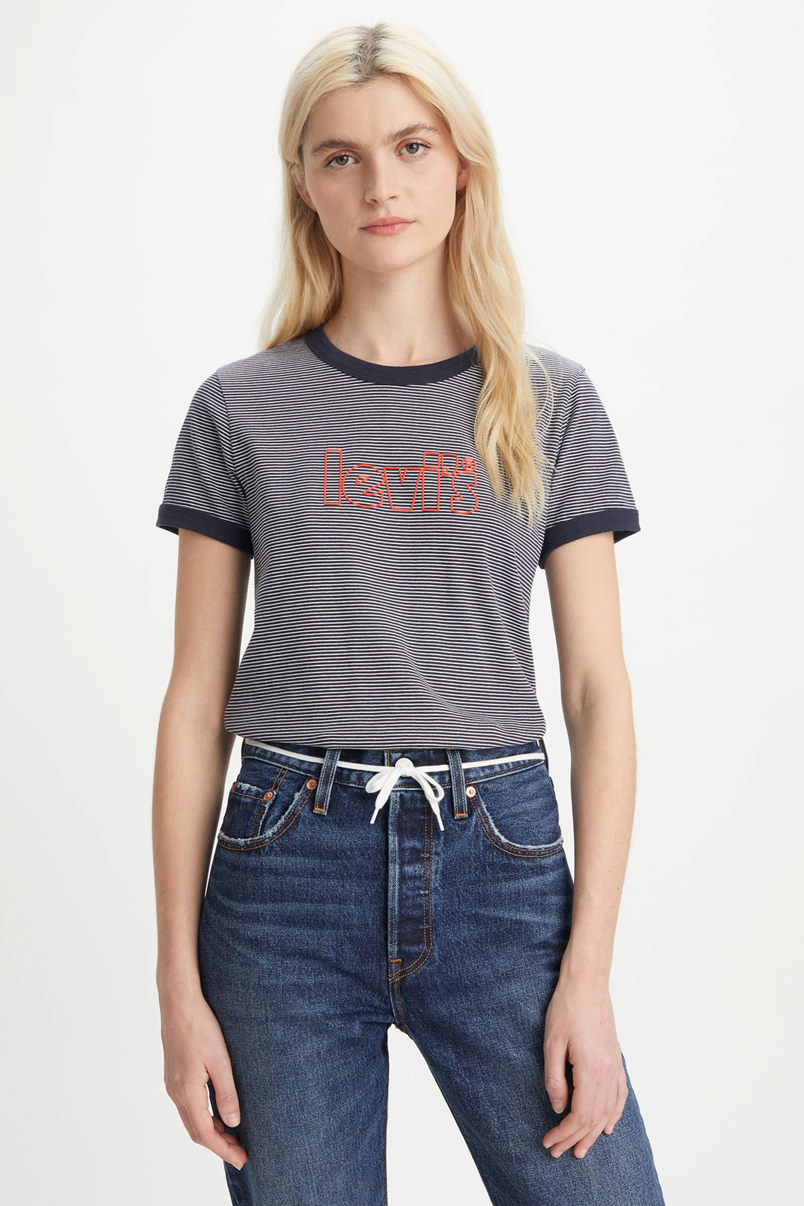 Levis discount gestreept shirt