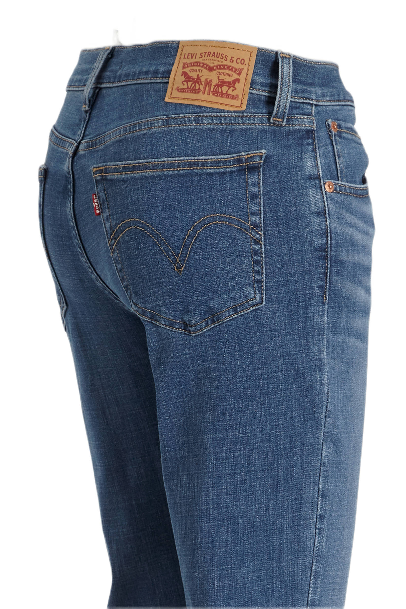 Levi's dark 2024 blue jeans