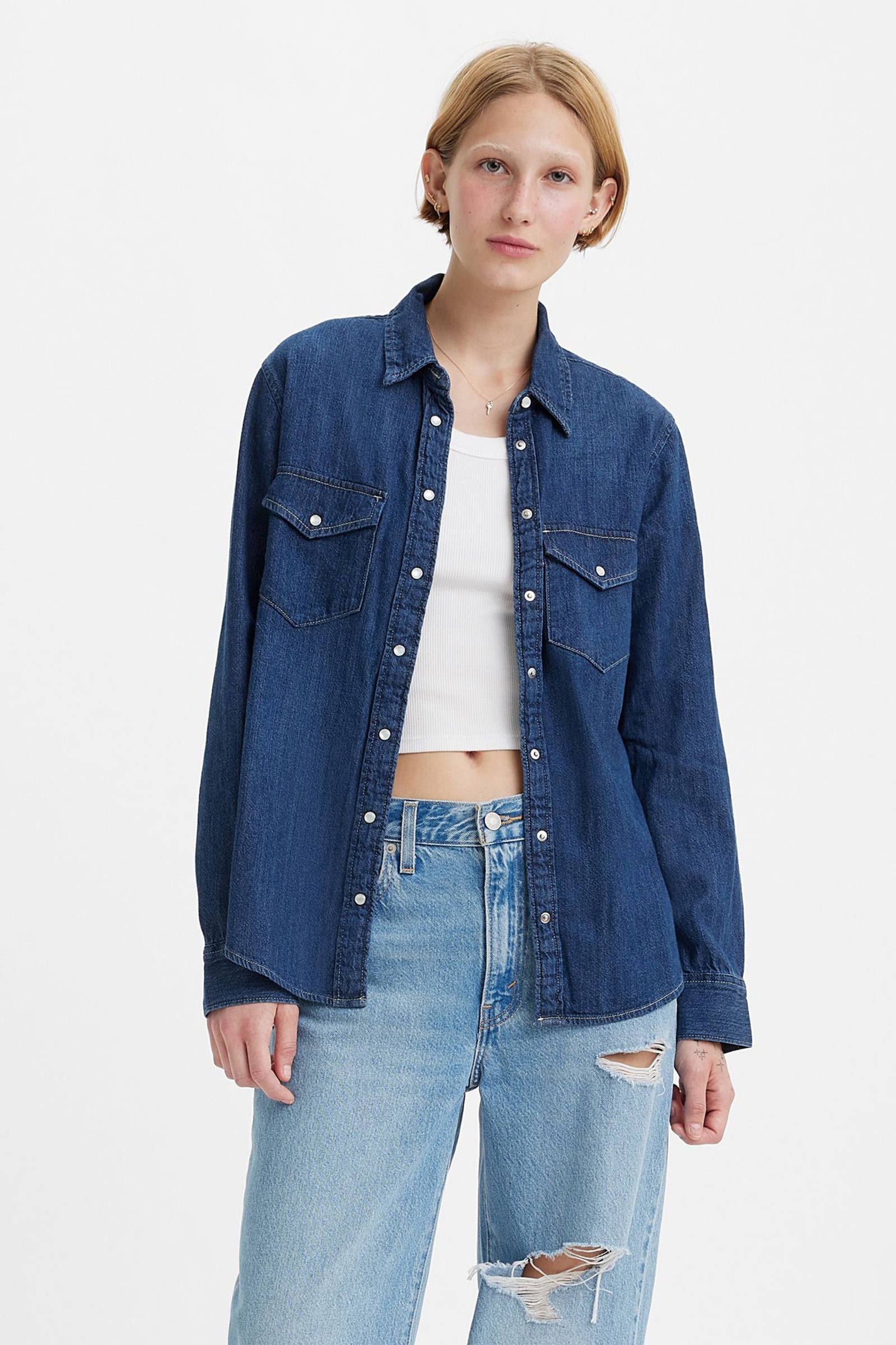 Levi's best sale overhemd dames