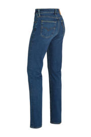 thumbnail: Levi's 724 high waist straight leg jeans dark blue denim
