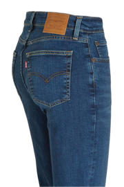 thumbnail: Levi's 724 high waist straight leg jeans dark blue denim
