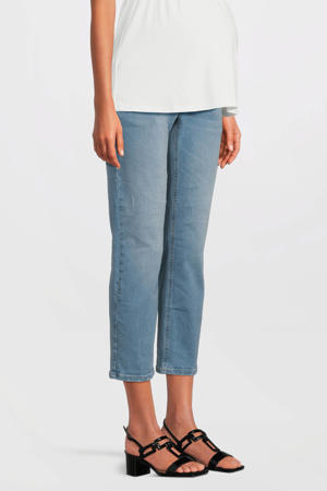 straight leg zwangerschapsjeans light wash