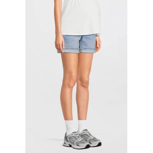 LOVE2WAIT slim fit denim short lichtblauw afbeelding