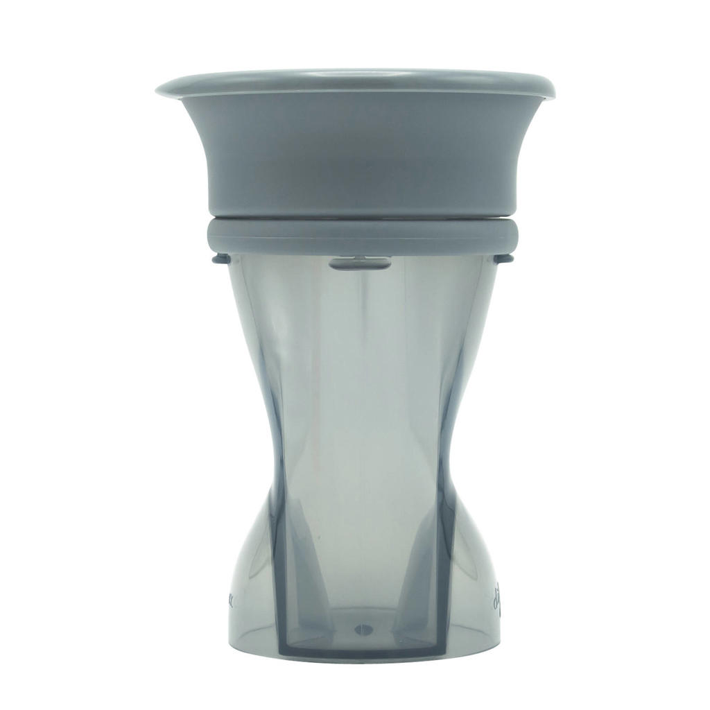 Difrax 360 Graden Beker Antilek - 250 ml - Grijs