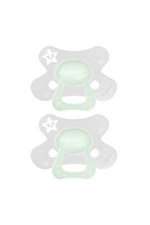 Fopspeen - 12+ Maanden - Glow in the Dark - 2 st.