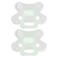 Difrax Natural Fopspeen - 6+ Maanden - Glow in the Dark - 2 st.