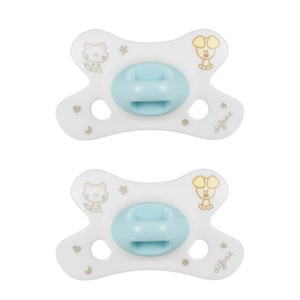 Fopspeen - 0 tot 6 Maanden - Woezel en Pip - Glow in the Dark - 2 st.