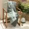 BEACHWAVE strandlaken Edge - groen (velours) (200x100 cm)