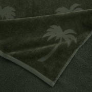 thumbnail: BEACHWAVE strandlaken Palm (donkergroen) (200x100 cm)