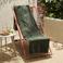 BEACHWAVE strandlaken Palm - donkergroen (velours) (200x100 cm)