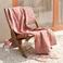 BEACHWAVE strandlaken Edge - roze (velours) (200x100 cm)