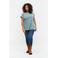 Zizzi T-shirt grijsblauw