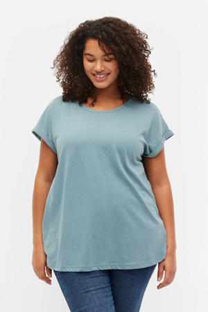 T-shirt grijsblauw