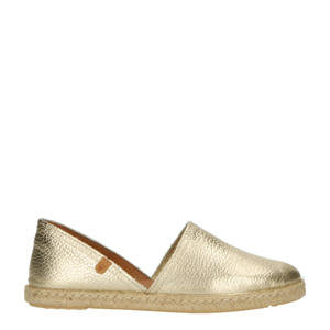 Carmen Nucleo meal leren espadrilles goud