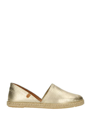 Carmen Nucleo meal leren espadrilles goud