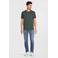 Anytime T-shirt met waseffect khaki