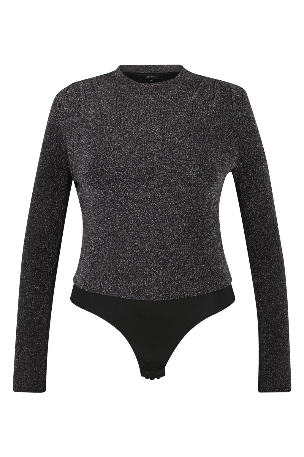 MS Mode body met glitters zilver wehkamp