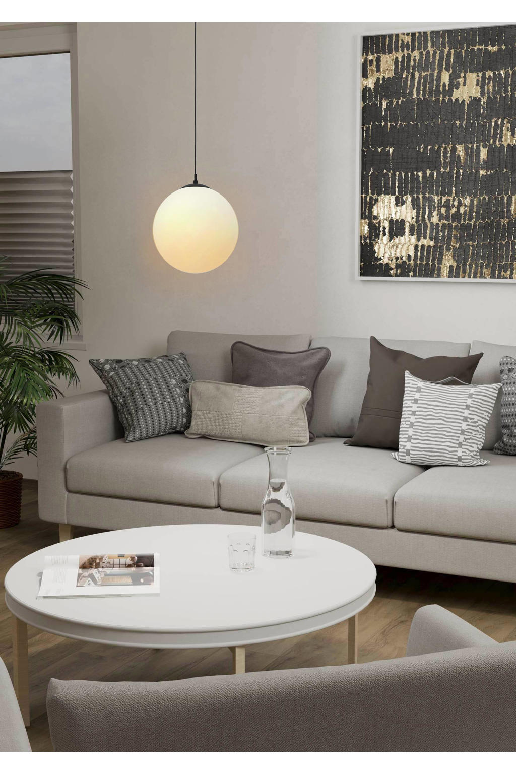 EGLO hanglamp Rondo 3 (Ø30 cm) | wehkamp