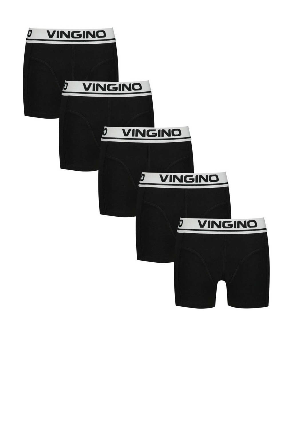 boxershort - set van 5 zwart