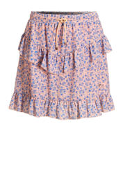 thumbnail: Roze en blauwe meisjes NONO gebloemde rok Neva gemaakt van polyester en met elastische tailleband met koord