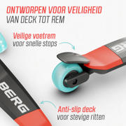 thumbnail: BERG BERG Nexo Foldable Lights Magnet-deck Red