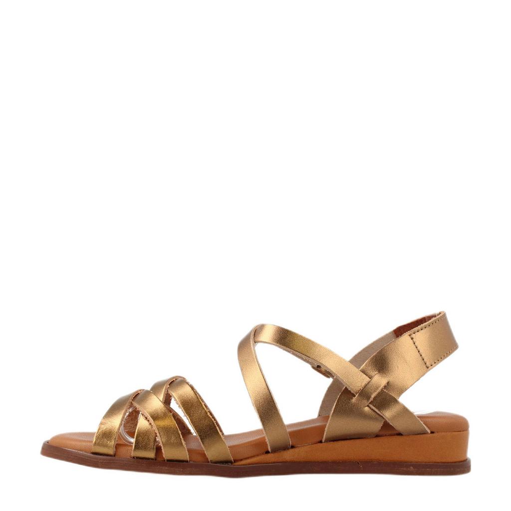Red Rag leren sandalen goud kopen? | Morgen in huis | wehkamp