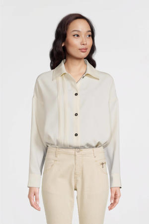 blouse Krissy Leia van gerecycled polyester ivoor