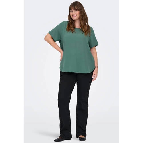 ONLY CARMAKOMA top CARVICA groen afbeelding