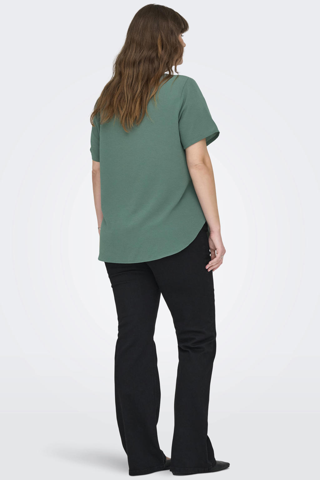 Only Carmakoma Marrakesh top offwhite green main image 1