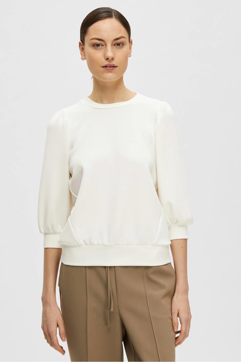 SELECTED FEMME Slftenny 3/4 Sweat Top Noos, First Bloom, S SELECTED FEMME Slftenny 3/4 Sweat Top Noos, First Bloom, S