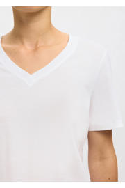 thumbnail: Selected T-shirt SLFESSENTIAL van katoen wit